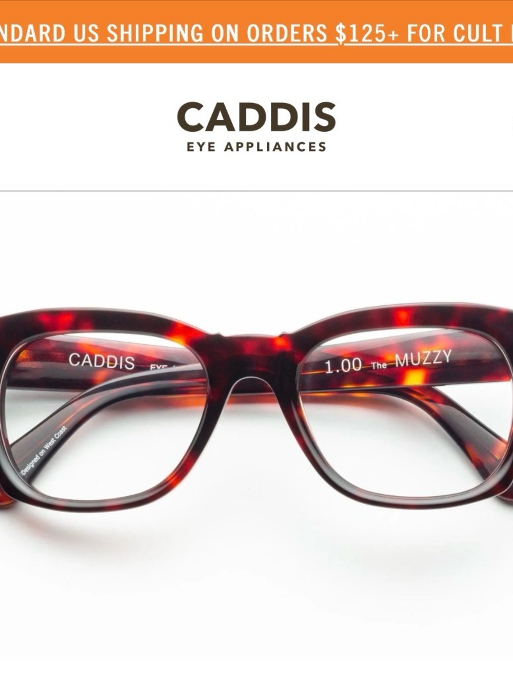 Caddis The Muzzy +1.50 Progressive Reading Eyeglasses Tortoise